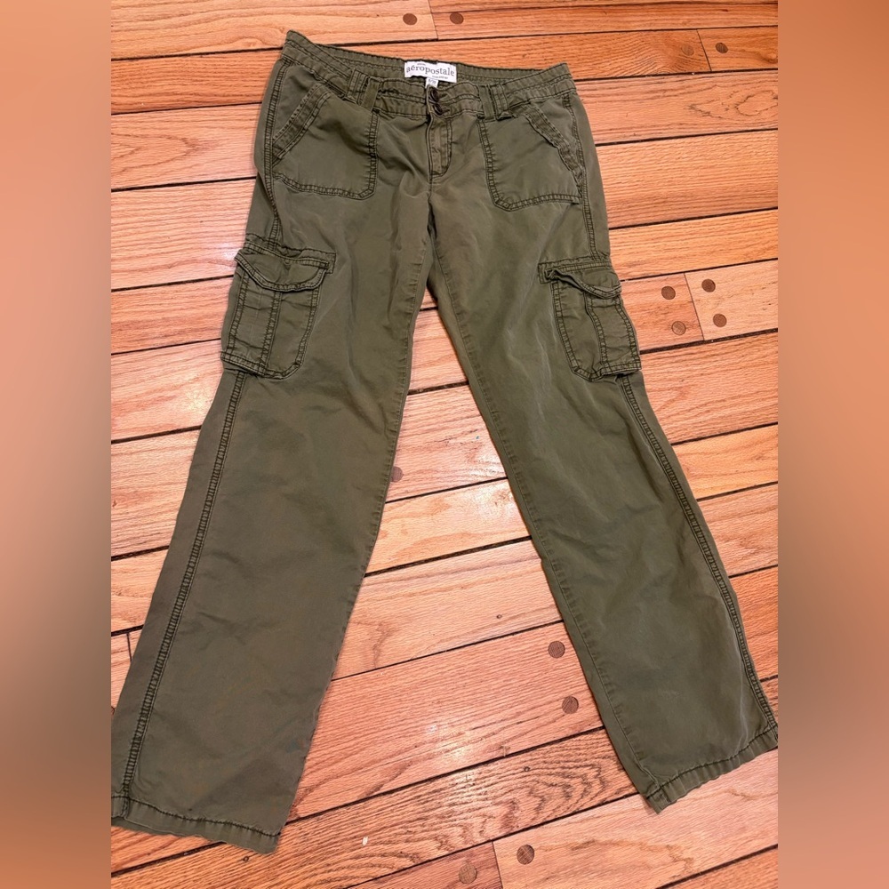 Aeropostale Women’s Green Cargo Utility Pants size 9/10